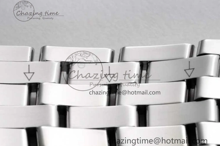 0301 De Ville SS DIWF 1:1 Best Edition Light Blue Dial SS Markers on SS Bracelet MIYOTA TopPick 7850